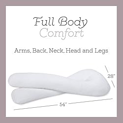 Milliard U Shaped Total Body Support Pillow Memory