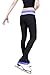 Figure Skating Pants with 2-Tones Waistband (Purple, Adult Medium)