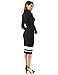 PattyBoutik Women's Turtleneck Ribbed Sweater Dress