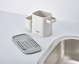 Joseph Joseph Duo Kitchen Sink Cleaning Trolley Grey Sponge Holder view 4
