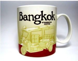 New Starbucks Coffee Cup City Collector Series Bangkok Thailand Mug Tea