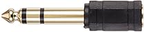 Monoprice 107139 6.35mm Stereo Plug to 3.5mm Stereo Jack Adaptor, Gold Plated
