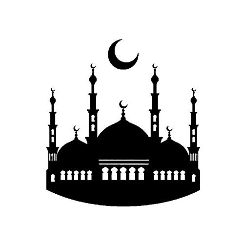 Mosque Moon Stencil Ramadan Eid Islamic Transfer tattoos tattooing