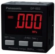 PANASONIC ELECTRIC WORKS DP-001-P-J Pressure Sensor, Low Pressure, 100 kPa, Gauge, M5, PNP Open Collector, 24 VDC, 30 mA