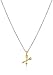 Dogeared Friends Forever, Crossing Arrows Necklace, Gold, 16