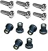 M5 Neoprene Well Nut M5 with 20mm Stainless Steel Pozi Screw (Pack 6) (E)