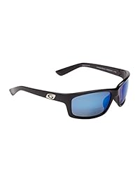 directriz eyegear anteojos de sol con Deep Six   Lupa bifocal Azul Espejo Deepwater Gris Lente + 2.00, grande), color negro brillante