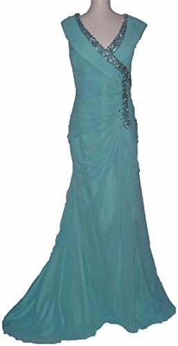 Mori Lee VM Collection 70707 V-Neck Cascade Ruffle Dress