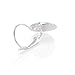 JEWMAY Silver-tone 12mm Disc French Hook Earrings Hypoallergenic Earring Supplies, Pack of 40