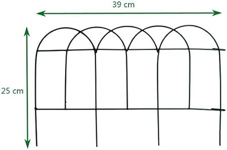 GJNVBDZSF Paneles para cercas de jardín: Bordes de césped con ...