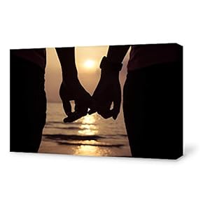 Canvas Wall Art for Living Room,Bedroom Home Artwork Paintings Lovers Ready to Hang - 12x18 inches
