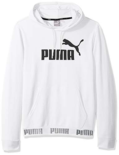 PUMA Men's Amplified Hoody, White, M