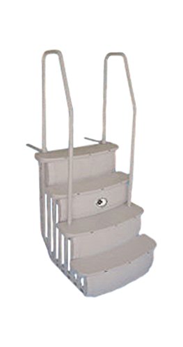 Main Access 200400T Easy Entry Step with Dual Handrails - Taupe