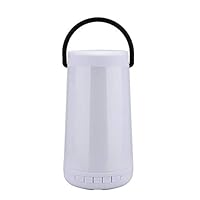 Xiaoa LED Bluetooth Speaker,Night Light Changing Wireless Speaker,MIANOVA Portable Wireless Bluetooth Speaker 6 Color LED Themes,Handsfree/Phone/PC/MicroSD/USB Disk/AUX-in/TWS Supported