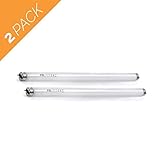 Ultraviolet Tube 10W 2-Pack, Replacement UV Lightbulb for Aspectek Insect Killer 20W
