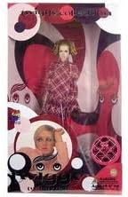 Twiggy Model Fashion Doll Check Pattern One Piece 3rd Release 1/6 scale Fashion Doll