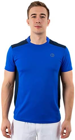 TRUEREVO Men's Dry Fit Sports & Training Tshirt with Mandarin Collar
