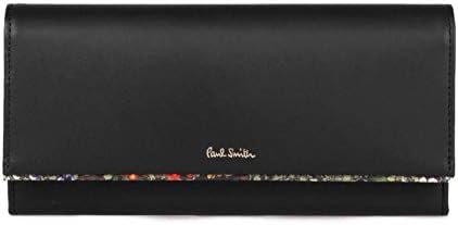 ポールスミス Paul Smith ガーデンフローラルトリム フラップ かぶせ長財布 レディース ロング ウォレット 純正化粧箱 ショップバッグ付き BPW104