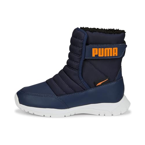 PUMA Puma Nieve Boot WTR AC Inf, Zapatillas, Unisex niños, Peacoat-Vibrant Orange, 21 EU
