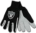 Oakland Raiders Gloves - Adult Two-Tone