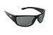 Sea Striker Bill Collector Polarized Sunglasses, Black Frame, Grey Mirror Lens, One Size (228)