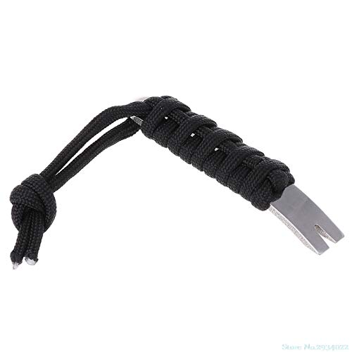Susie-Smile - New Mini EDC Tool Crank Crowbar Pocket Pry Bar Paracord Scraper Opener Winder Staple Multi-functional Outdoor Tool