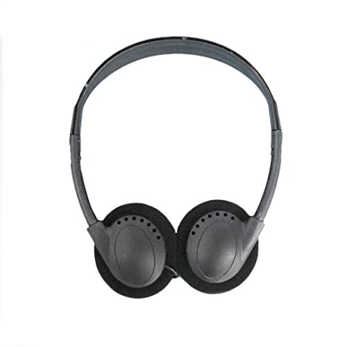 (12 Pack) Bulk Headphones for School Library Classroom Airplane Hospital Museum Hotel Tours Gym Students Adjustable Disposable Reusable Comfortable Compact and Easy to Store Headsets (12 Pack)