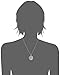 Sterling Silver Filigree Circle Pendant Necklace, 18