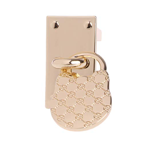 Misright 2 Sets Metal Purse Handbag Twist Turn Lock DIY Handbag Shoulder Bag Purse Hardware Accessories - Thumbnail 4