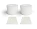 Colorfullife Replacement Filters for Shark ION Flex DuoClean X30 X40 F60 F80 IF200 IF201 IF202 IF205 IF251 IF252 IF281 IF282 IF285 UF280 IC205 IR70 IR100 IR101, Replace XPREMF100 XPSTMF100