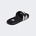 adidas Adissage Slides Sandal, Core Black/White/Black, 4 US Unisex Big Kid