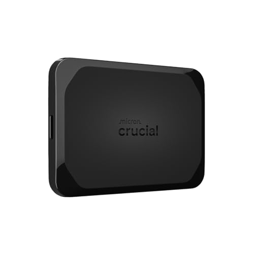 Crucial X10 2TB Portable SSD, Up to 2,100MB/s, USB 3.2 USB-C, External Solid State Drive, Compatible with Windows, Mac & Android, Durable Storage for Games, Photos & Files, Black - CT2000X10SSD9C02