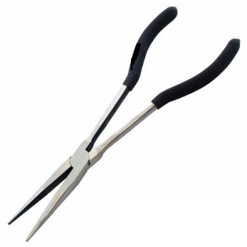Mr. Gadget's Solutions® 11” (280mm) Straight Long Nose Pliers, Heavy Duty Extra Reach Tool
