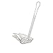 Winco TB-22, 18-Inch Triangle Taco Salad Bowl Basket, Deep Fryer Taco Holder Basket, Commercial Heavy-Duty Taco Fry Basket with Handle