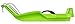 Lucky Bums Snow Kids Toboggan with Brakes, 26- Inch (Green)