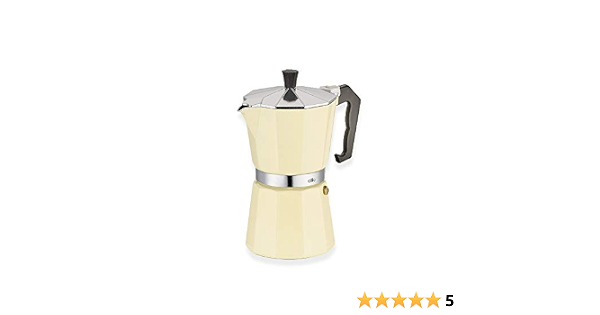 Cilio Classico - Cafetera Italiana (6 Tazas), Color Beige : Amazon.es:  Hogar y cocina