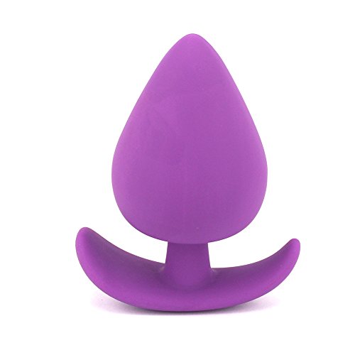 Anal Trainer Sex Toys Butt Plugs, Eastern Delights Elite Heavy Silicone 4 oz Adult Toys Purple