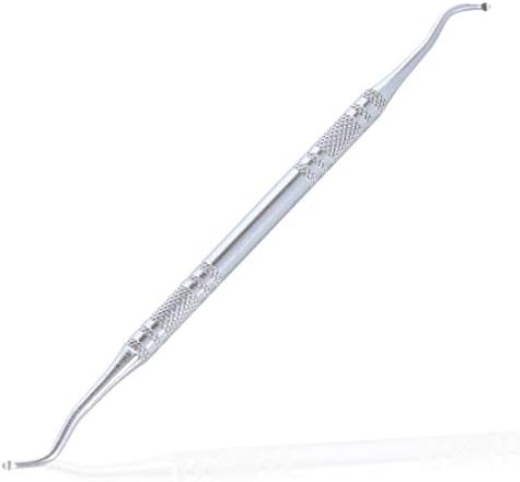 Silverback Corner Lifter - Excavator - Foot Care Nail Folding Instrument Pedicure Nail Lifter Stainless Steel for Ingrown Nails with Cuticle Pusher