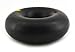 Goughnuts Original Medium Dog Chew Toy Ring for Aggressive Chewers from 30-70 Pounds in Pro 50 Black. Durable Rubber Dog Chew Toy for Medium Breeds and Power Chewers