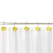 Amazon Basics Shower Curtain Hooks - Button, Yellow
