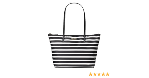 hayden sailing stripe top zip tote