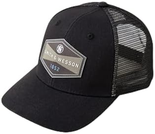 Unisex Mark Woven Patch Adjustable Breathable Mesh Trucker Hat with Snap Closure Hello Hobby Customizable Mesh Trucker Hat Adjustable Snap  main image 4