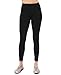 Danskin Women's Classic Supplex Body Fit Ankle Legging, Black, X-Large