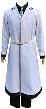 JapanAnimeCosplayExcellent Tokyo Ghoul Re Sasaki(Ken Kaneki) Men's White Fullset Cosplay Costume (XL(5.75-5.9))