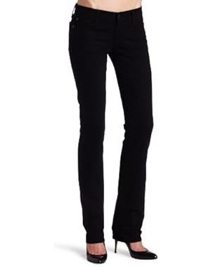 7 For All Mankind Women's Straight-Leg Jean in Black