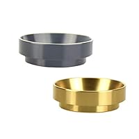 VANKOA 2 Color Espresso Dosing Funnel, Dosing Ring Barista Tool for Italian Coffee Powder Brewing Bowl Accessories