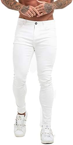 ジンット Gingtto ダメージジーンズ メンズ 中古 春夏秋冬 ストレッチ スキニー テーパードパンツ