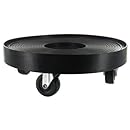 DeVault DEV3000B 16" Plant Dolly Black With Hole