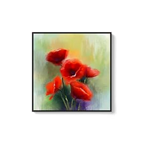 Framed Canvas Wall Art for Living Room, Bedroom Flowers Canvas Prints for Home Decoration Ready to Hang - 24x36 inches - 16x16 inches