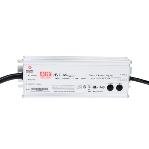 MEAN WELL HVG 65W 4.3A LED Driver HVG-65-15A AC-DC